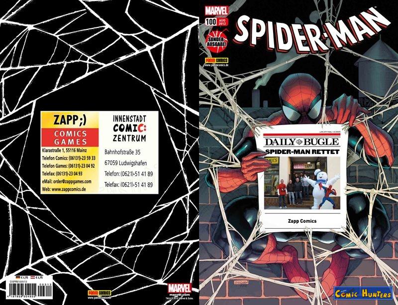 comic cover Spider-Man (Zapp Comics - Mainz Variant Cover-Edition) 100