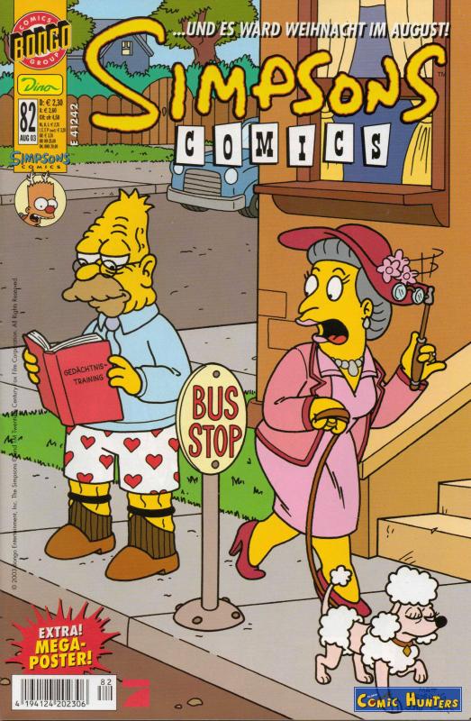 comic cover Simpsons Comics 82