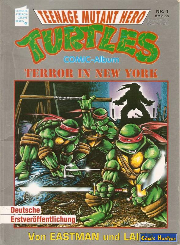 comic cover Terror in New York 1