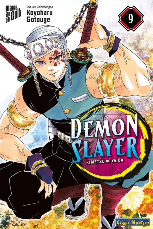 comic cover Demon Slayer 9